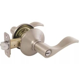 Defiant  Defiant Naples Satin Nickel Keyed Entry Door Lever