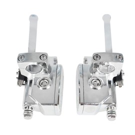 25mm Chrome Universal Motorcycle Left Right Handlebar Hydraulic Clutch Brake