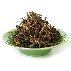 GOARTEA 4Pcs 250g / Total 35.2oz Premium Yunnan Black Tea Bags - Fengqing Dian Hong Dianhong Loose Leaf Chinese Black Tea