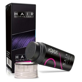 Hair Powder Black for Hair Thickening Scattered Hair Pouring Hair with Instant Effect for Secret Hair Corners, Hair Loss and Light Hair 27.5 g (Black)