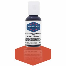 AmeriColor, Burnt Orange, 0.75 Ounce Bottle, Soft Gel Paste Food Color