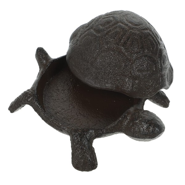 KONTONTY Cast Iron Turtle Ornament Sea Turtle Sculpture Sea Turtle