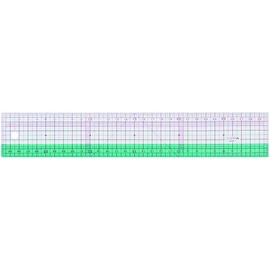 clover Flexible Fabric Measuring Ruler, 30cm, Colourful