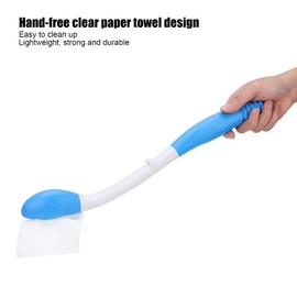 Toilet Aid Wiper,Self Assist Bathroom Bottom Butt Wipe Helper Wand Long Reach 15.7in Wipe Tool,Toilet Aids Tools for Pregnant After Surgery Seniors Arm Handicap Bariatric Elderly