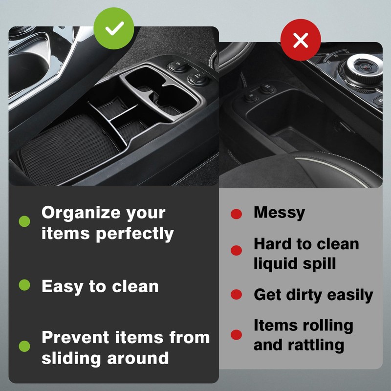 BestEvMod Lower Center Console Organizer Tray Compatible with Kia EV6
