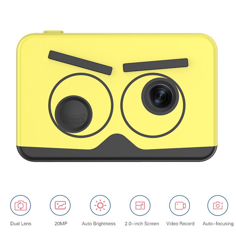 Children Digital Camera 20MP 1080P 2.0-inch IPS Screen Video Function