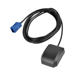 Euroharry GPS Antenne für Auto Navigation, SMA Stecker, Wasserdicht, Aktiv, Kompatibel mit Stereo Radio Head Unit und Echtzeit Monitor (Fakra-c)