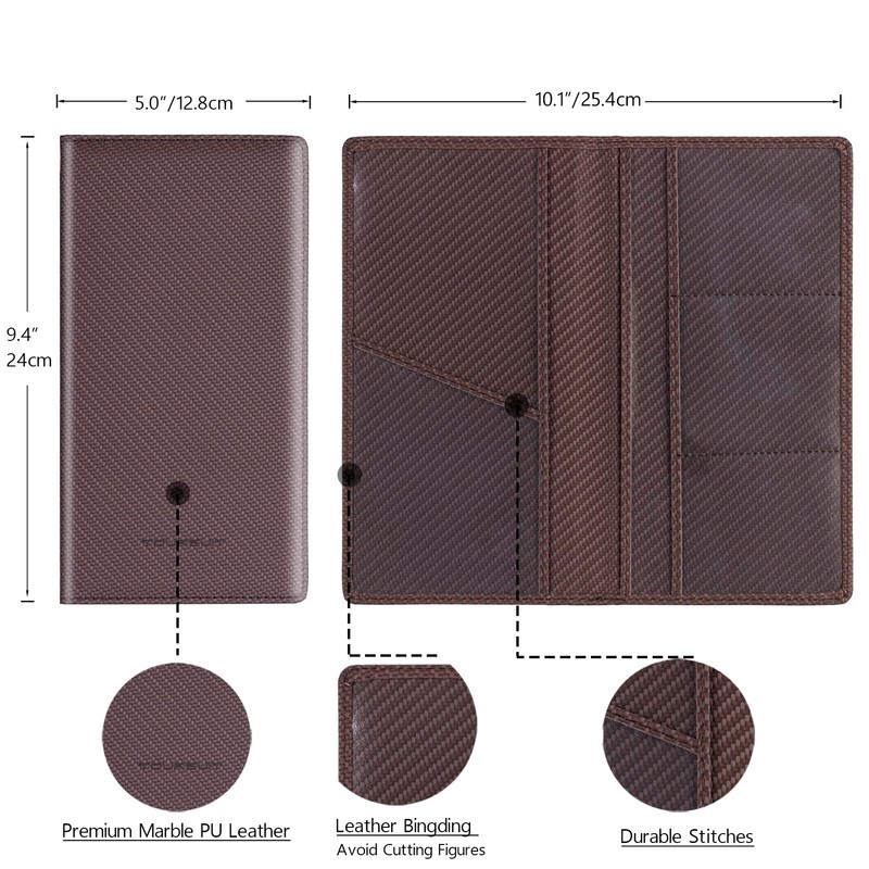 TOURSUIT Car Registration and Insurance Card Holder, Vehicle License Document