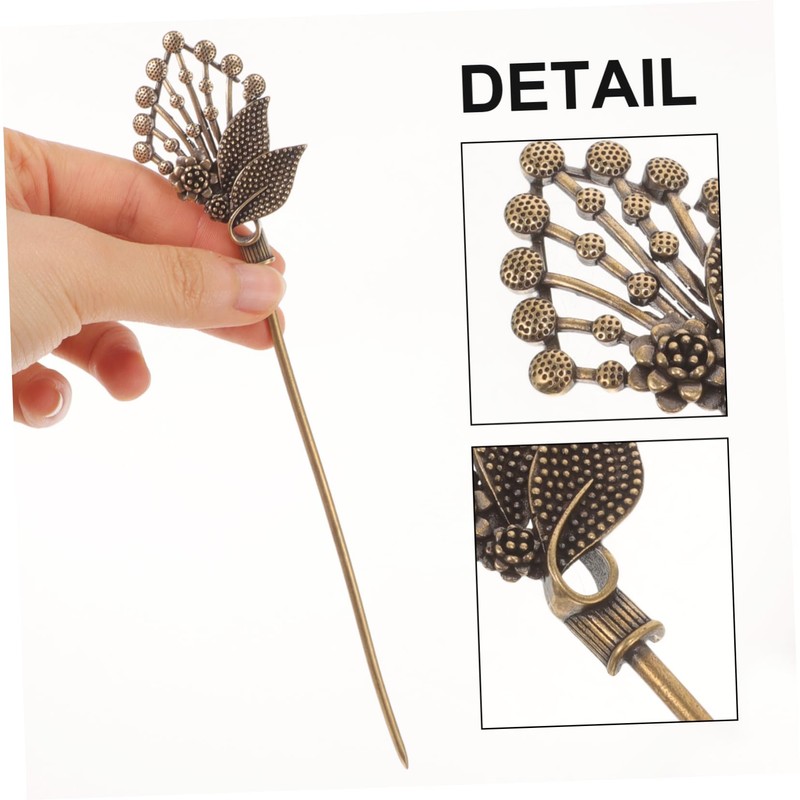 Ipetboom Copper Draw Pin Tool Retro Handheld Device Durable Scald