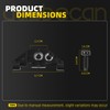 Dasbecan Hardtop Retainer Nut Kit Compatible with Jeep Wrangler 2007-2018