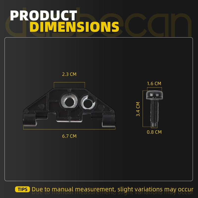 Dasbecan Hardtop Retainer Nut Kit Compatible with Jeep Wrangler 2007-2018