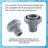 PEUTIER Pool Replacement Part - ID1.5-inch Connector - Swimming Pool