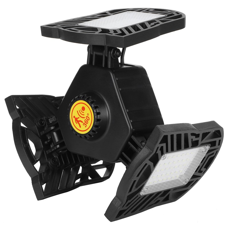 E27/E26/B22 LED Folding Garage Light 60W Radar Light Sensation Deformable