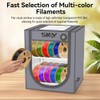 3D Printer Filament Storage Box with Thermo-Hygrometer - 2 Tiers