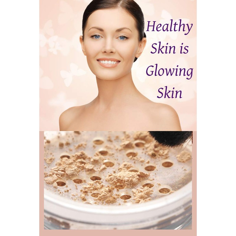 Ageless Derma Mineral Face Powder Foundation Makeup. Natural Full Coverage