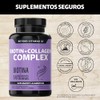 Biotin Collagen Complex Contiene Biotina Colágeno Ingredientes Vitaminas Suplemento Vitamínico