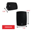 Dual Electronics LU53PB 5.25" 3-Way High Performance Outdoor Indoor Speakers
