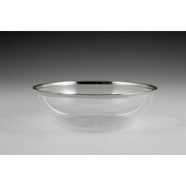 Maryland Regal Plastic Edge Bowls - 5.5" | Clear/Silver | Round | 1 Pc.