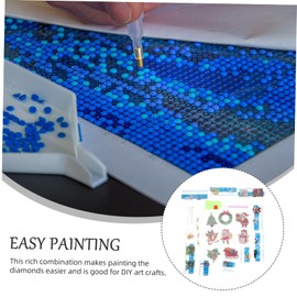 Operitacx 3 Sets Christmas Decor Key Chains Cartoon DIY Pendants Hanging Charms Pendant Decor