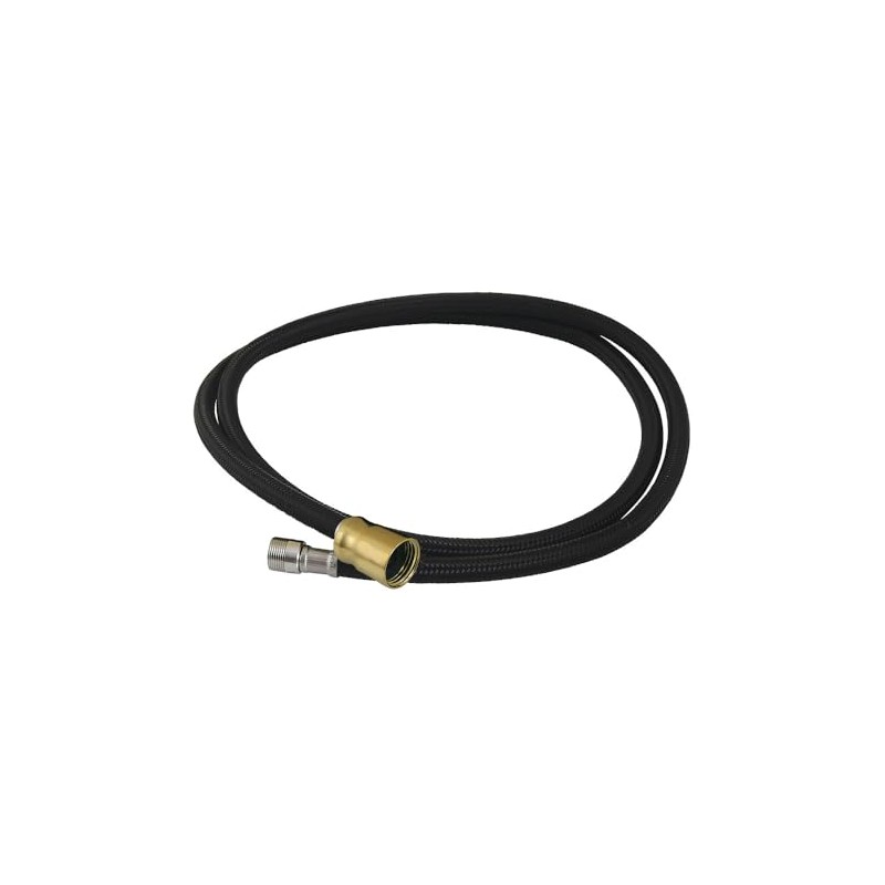 Kingston Brass LSSPRHOSE593C 59-Inch Black Nylon Hose for Pull-Out Kitchen