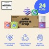 Who Gives A Crap | 100% Recycled Toilet Paper, 24