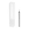 sourcing map Square Nose End Mill, 0.5mm Solid Carbide Long