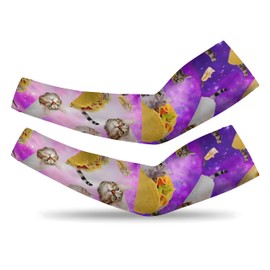 Taco Cat Sports Compression Arm Sleeves for Men & Women - Youth Arm Sleeve Baseball - Volleyball Sleeves & Basketball Sleeve