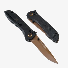BM710, Aviation Aluminum Handle+9cr18Mov,outdoor Tactical Folding Knives,survival Tools,fishing,collection, EDC, American Stock.color: Black handle, Black knife, blade length: 3.74in, blade width: 1.1in, type: Pocket Knife