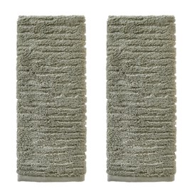 SKL Home CloudSoft Cotton Luxury 2-Piece Hand Towel Set, Sage