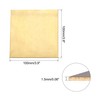 sourcing map Brass Sheet, Metal Sheets Plates 3.9" Length x