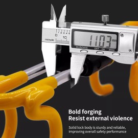 Universal Heavy Duty Steering Wheel Lock The Club Twin Hook Anti Theft Car BEST