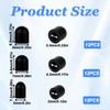 36Pcs Rubber Tips for Stylus Pens, 0.2inch/0.28inch/0.35inch Universal Replacement Nibs