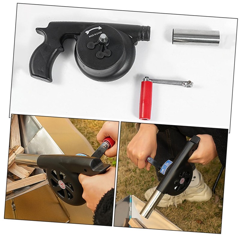 Kisangel Barbecue Blower Air Blower Outdoor Air Fire Blower Picnic