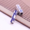 HUSURU 5PCS Sigmaa Gamma Rho Beads Charms Pendants SGR Greek
