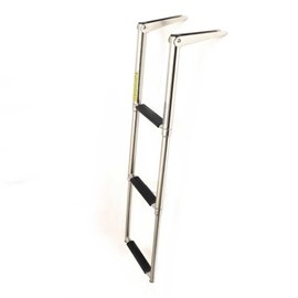 Garelick Boat Telescoping Ladder 24361 | 3 Step Stainless Steel