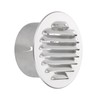 PATIKIL 3 Inch Aluminum Universal Louvered Vent Cover Round Louver
