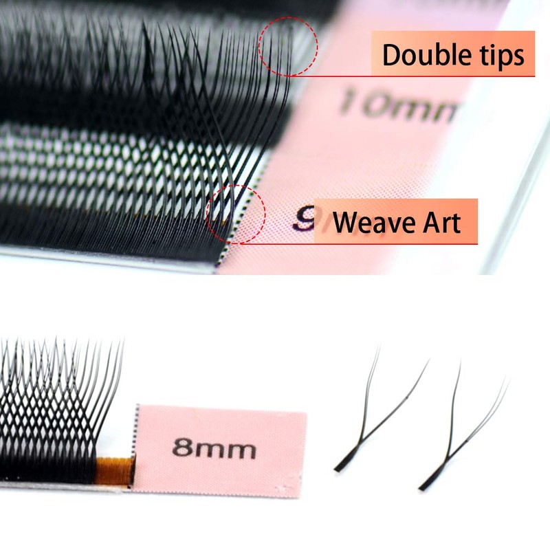 NAGARAKU Eyelash Extension 4D Cross YY Shape Volume Eyelashes Prefabricated