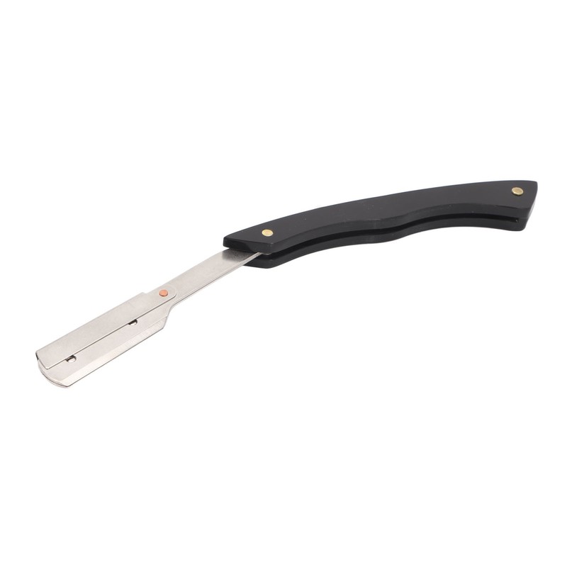 Beard Blade Holder Stainless Steel Foldable Manual Barber Straight Edge
