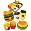 Jumbo Squeeze Hamburger Set, Set of 6, Fluffy Honey, Interior,