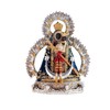 DRW Hand Painted Virgin of the Head Blue Resin 13cm