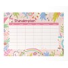 Friendly Fox Unicorn Magnetic Timetable Children's Timetable Wipe Clean 1st