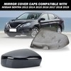 MOFOAP Replacement Right Passenger Side Mirror Cover Caps for Nissan