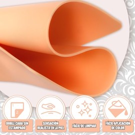 20Pcs Práctica de Piel de Tatuaje, Piel de práctica de tatuaje en blanco 1 mm de grosor, Practicar Tatuajes y Tatuajes de Cejas para Principiantes y A