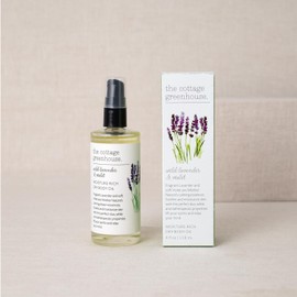 The Cottage Greenhouse Wild Lavender & Violet Dry Body Oil, 4 fl oz, Women’s Body Oil, Scented Body Oil, Moisturizing Body Oil, Dry Body Oil for Women, Vegan, Gluten-Free, Paraben Free