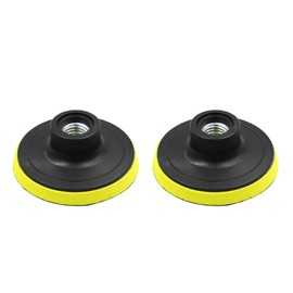 X AUTOHAUX 2pcs 3" Car Automotive M14x2.0 Pad Backing Plate Polisher Buffing