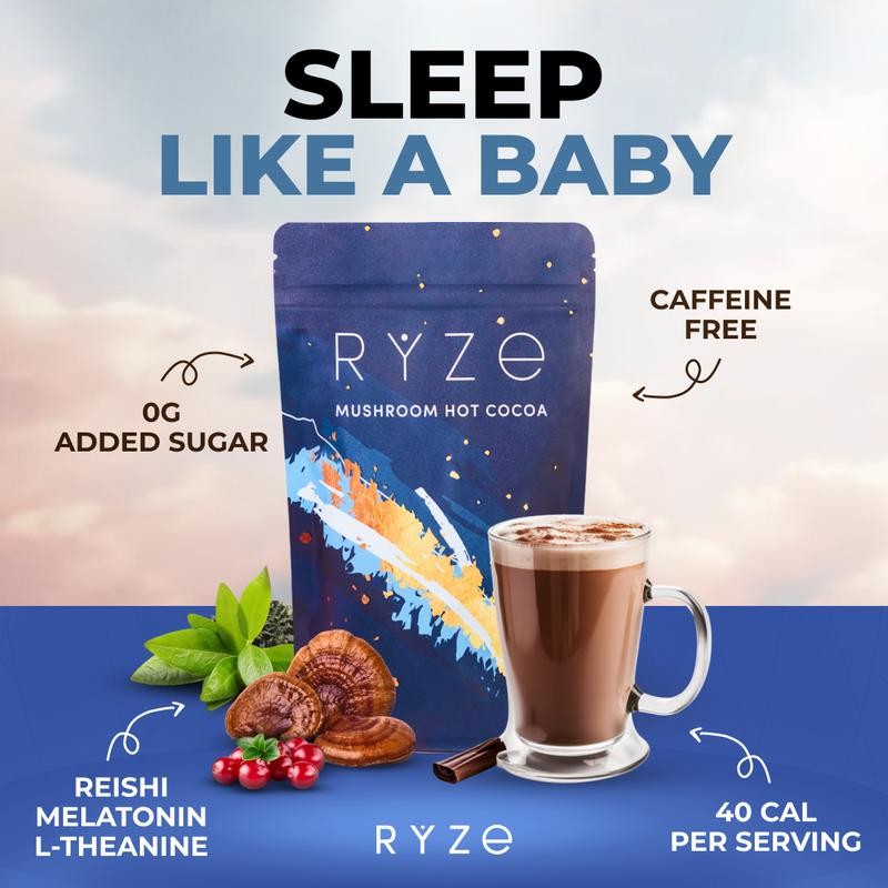 RYZE Day + Night Bundle (Mushroom Coffee + Mushroom Cocoa)