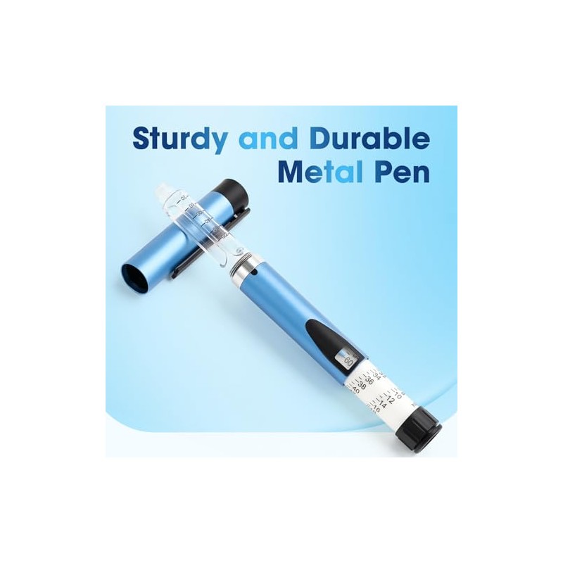 60 Unit Reusable Research Pen Injector with Protect Case and