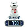 LEXIBOOK RL800PB Polar Bear Alarm Clock with Figure that Lights