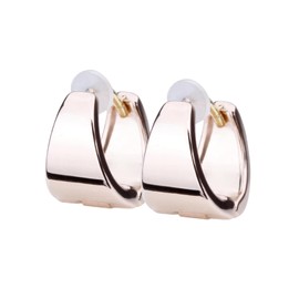 LOKUMI jkn-19 Earrings, Made in Japan, 18K Gold, K18 Posts, Hypoallergenic, Small Hoop Earrings, Drop, Catchless, One-Touch, Plain, 18K Small, Small, Ring Earrings, Simple, Popular, Nickel-free, Gift,