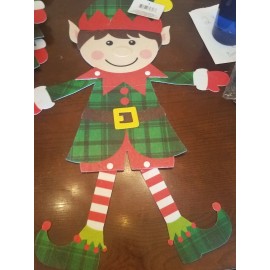 Unbranded Elf House Decor felt 19 inches high upc 639277798466